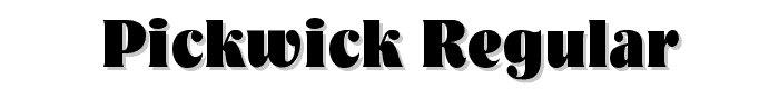 Pickwick Regular font